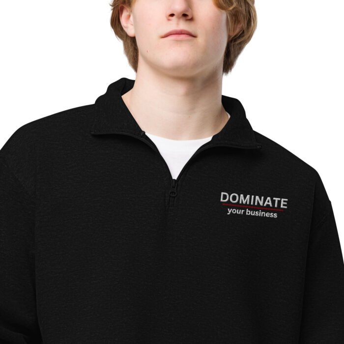 unisex-fleece-pullover-black--DOMINATE your Business - door kicker seo