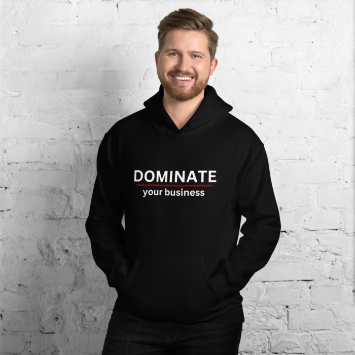 unisex-heavy-blend-hoodie-black -DOMINATE your business - door kicker seo