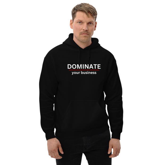 unisex-heavy-blend-hoodie-black -DOMINATE your business - door kicker seo