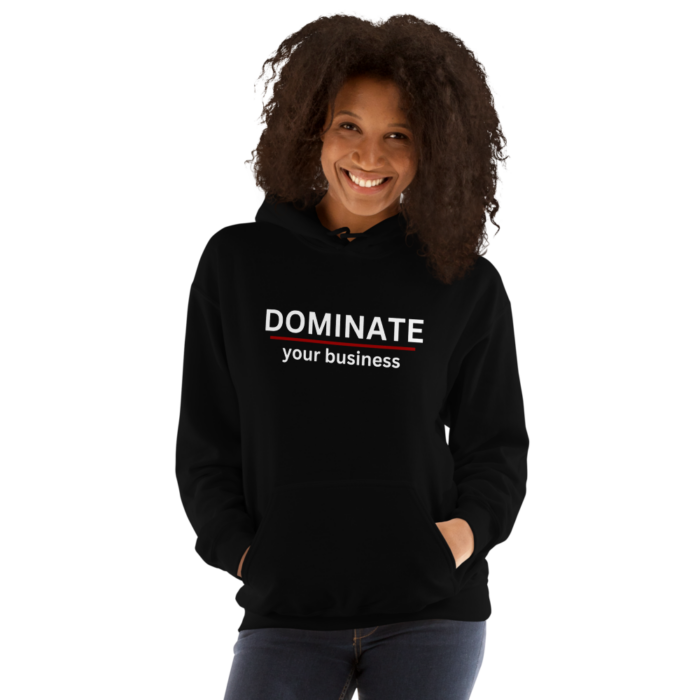 unisex-heavy-blend-hoodie-black -DOMINATE your business - door kicker seo